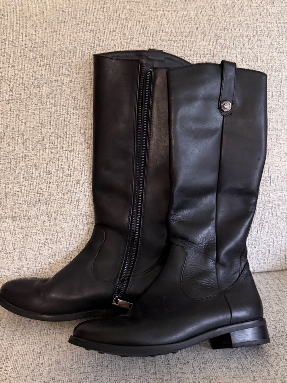 Thursday Boots Crown Knee High Riding Boots Black 7.5